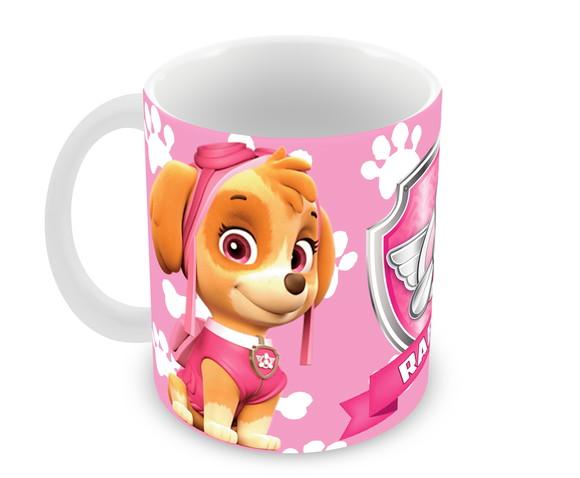 Caneca Polímero Patrulha Canina Skye Nome Personalizada