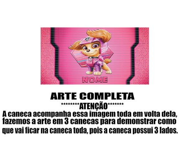 Caneca Polímero Patrulha Canina Super Filhotes Personalizada