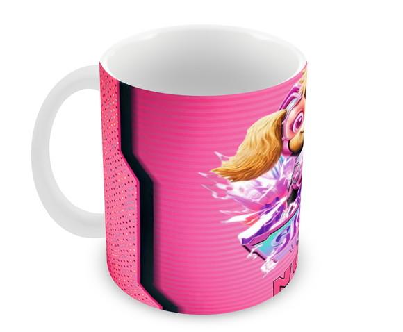 Caneca Polímero Patrulha Canina Super Filhotes Personalizada