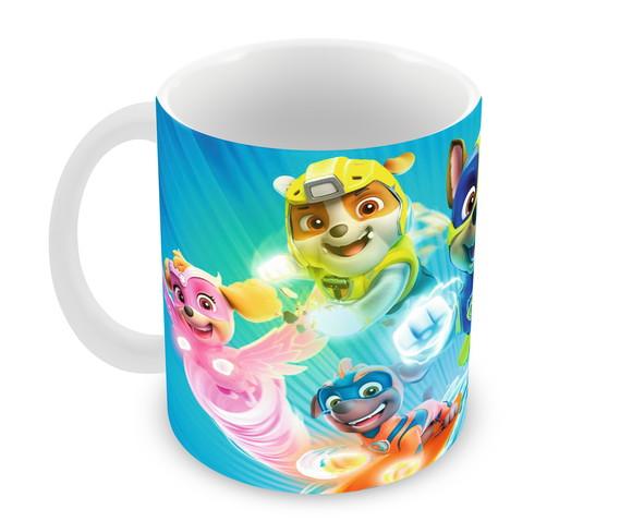 Caneca Polímero Patrulha Canina Super Filhotes Personalizada