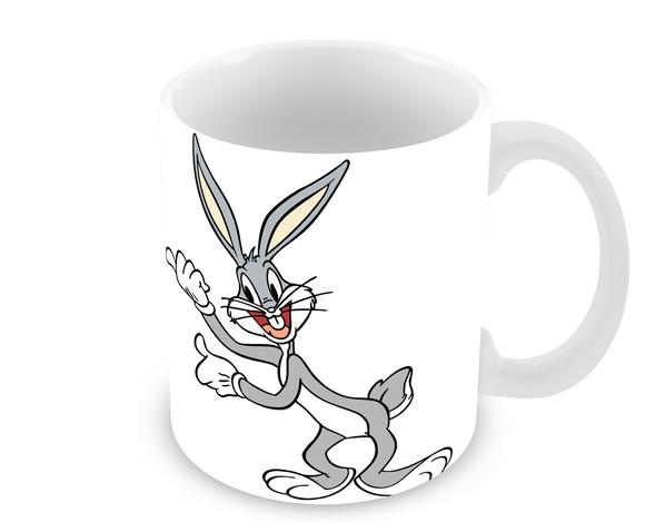 Caneca Polímero Pernalonga Nome e Idade Personalizada