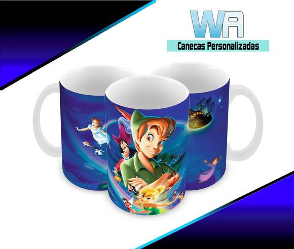 Caneca Polímero Peter Pan Personalizada