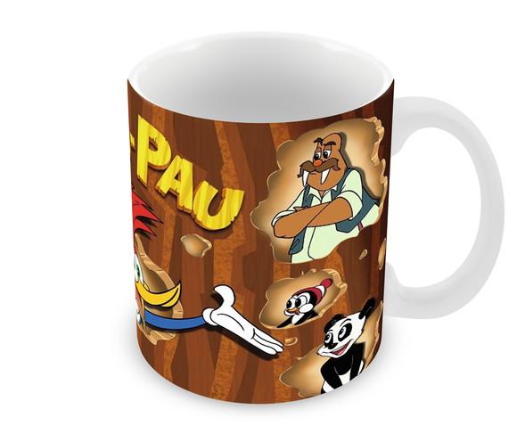 Caneca Polímero Pica Pau Personalizada