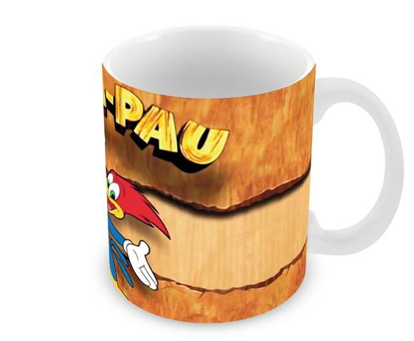 Caneca Polímero Pica Pau Personalizada