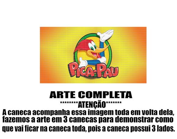 Caneca Polímero Pica Pau Personalizada
