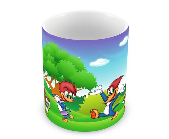 Caneca Polímero Pica Pau Personalizada