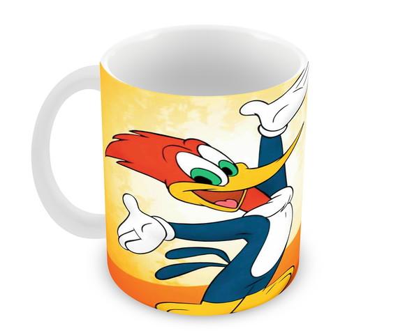Caneca Polímero Pica Pau Seu Nome Personalizada