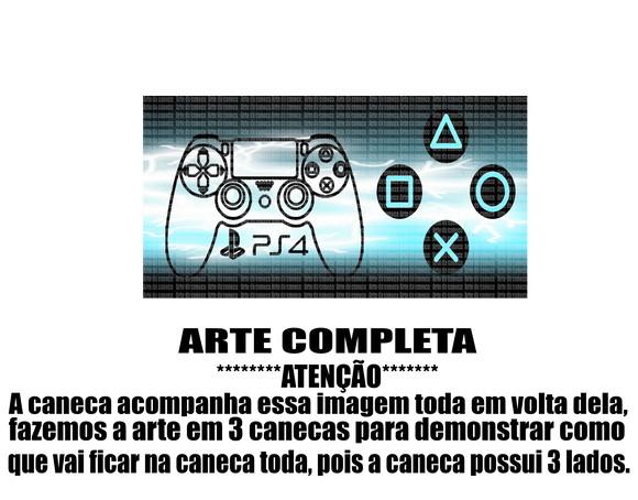 Caneca Polímero Playstation 4 Personalizada
