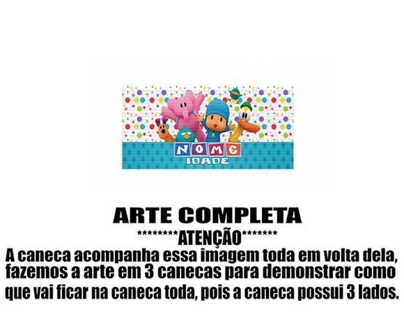 Caneca Polímero Pocoyo Personalizada