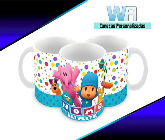 Caneca Polímero Pocoyo Personalizada