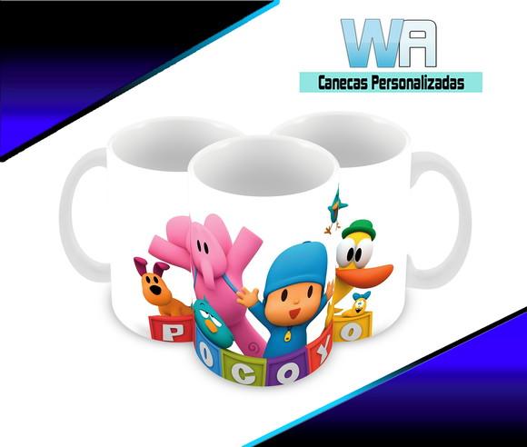 Caneca Polímero Pocoyo Personalizada