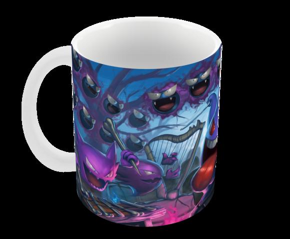 Caneca Polímero Pokémon Gengar Personalizada