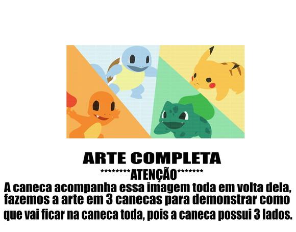 Caneca Polímero Pokémon Personalizada