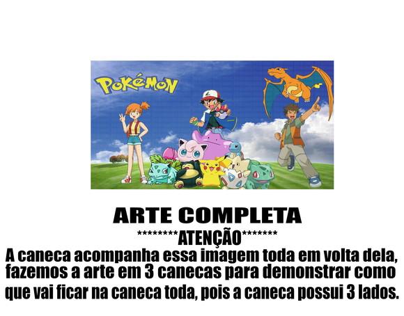 Caneca Polímero Pokémon Personalizada