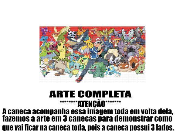 Caneca Polímero Pokémon Personalizada