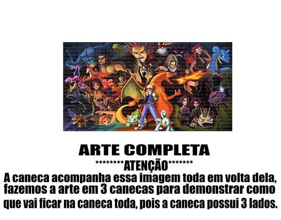 Caneca Polímero Pokémon Personalizada