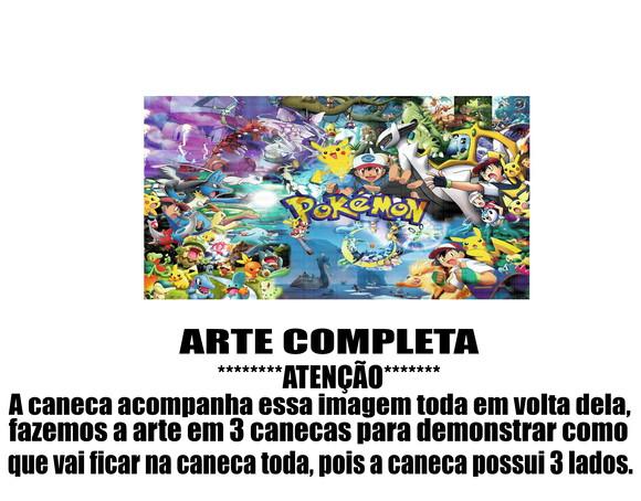 Caneca Polímero Pokémon Personalizada