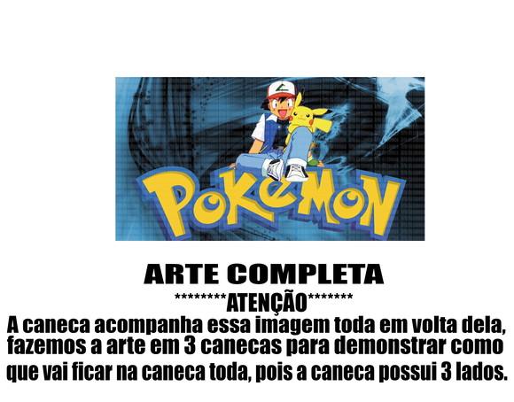 Caneca Polímero Pokémon Personalizada