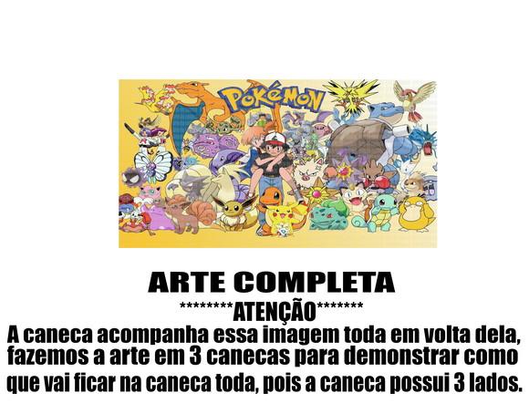 Caneca Polímero Pokémon Personalizada