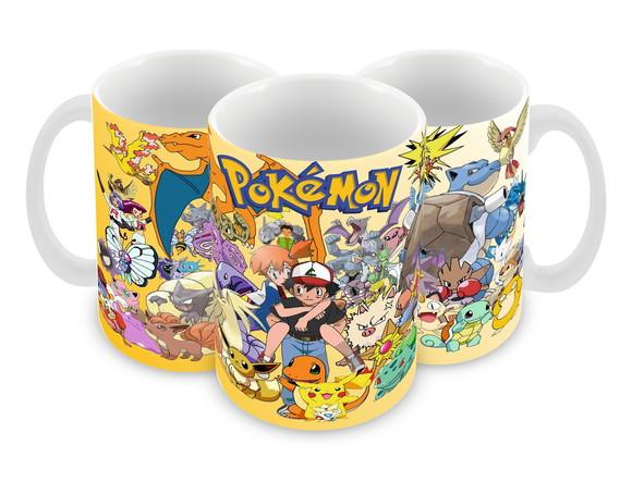 Caneca Polímero Pokémon Personalizada