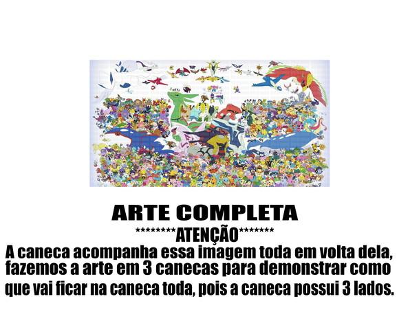 Caneca Polímero Pokémon Personalizada