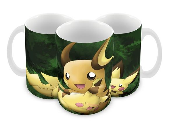 Caneca Polímero Pokémon Pikachu Personalizada