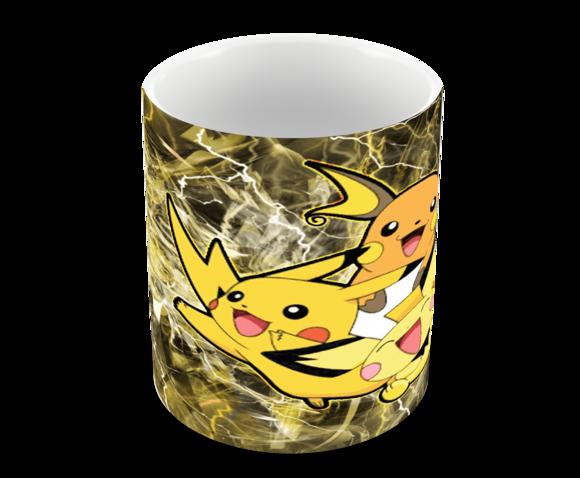 Caneca Polímero Pokémon Pikachu Personalizada