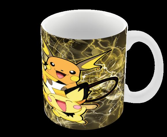 Caneca Polímero Pokémon Pikachu Personalizada