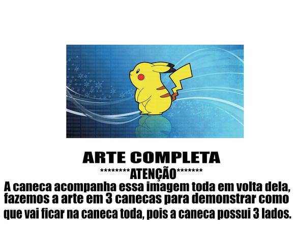 Caneca Polímero Pokémon Pikachu Personalizada