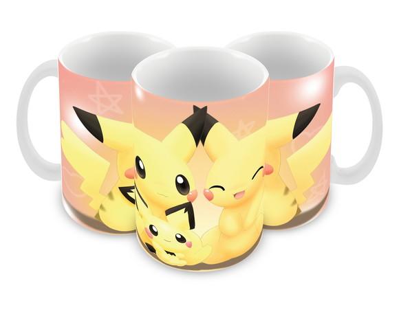 Caneca Polímero Pokémon Pikachu Personalizada