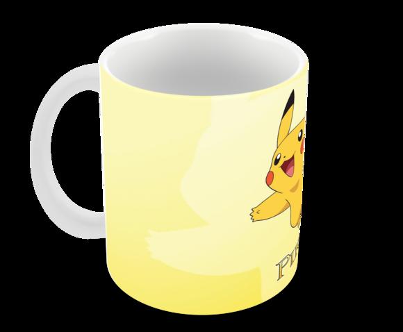 Caneca Polímero Pokémon Pikachu Personalizada