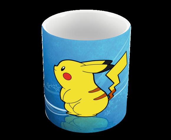 Caneca Polímero Pokémon Pikachu Personalizada