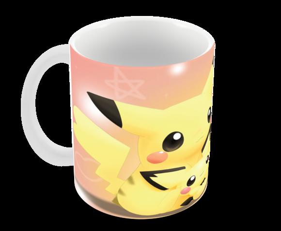 Caneca Polímero Pokémon Pikachu Personalizada