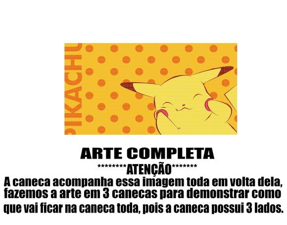 Caneca Polímero Pokémon Pikachu Personalizada