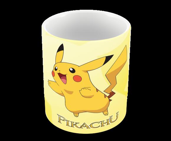 Caneca Polímero Pokémon Pikachu Personalizada