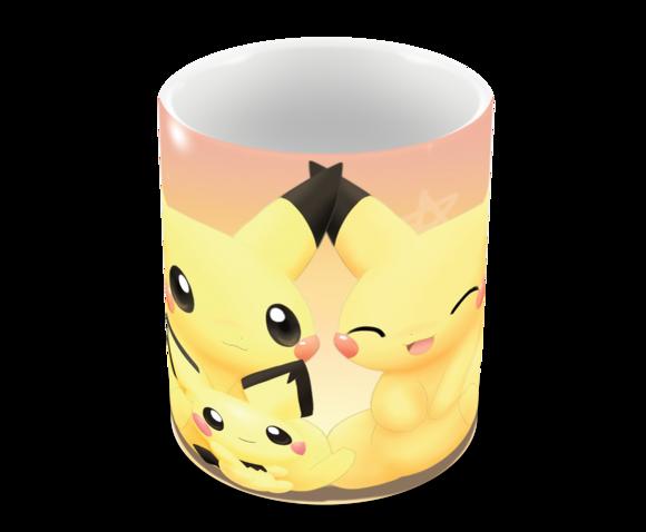 Caneca Polímero Pokémon Pikachu Personalizada