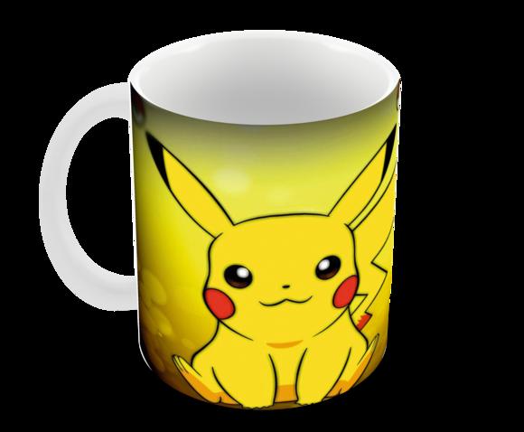 Caneca Polímero Pokémon Pikachu Personalizada