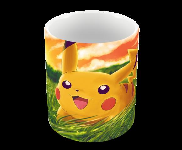 Caneca Polímero Pokémon Pikachu Personalizada