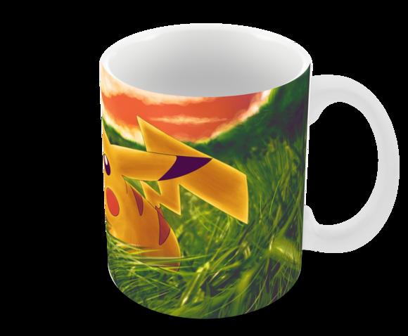 Caneca Polímero Pokémon Pikachu Personalizada