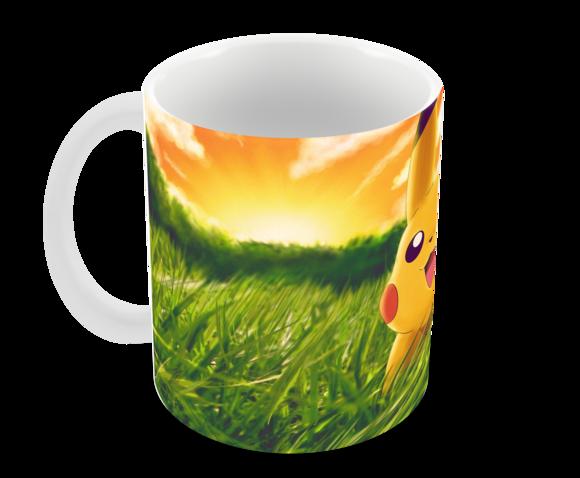 Caneca Polímero Pokémon Pikachu Personalizada