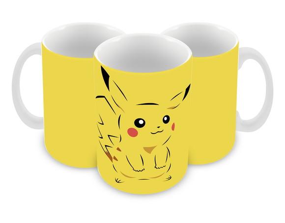 Caneca Polímero Pokémon Pikachu Personalizada