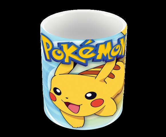 Caneca Polímero Pokémon Pikachu Personalizada