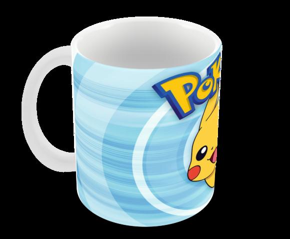 Caneca Polímero Pokémon Pikachu Personalizada