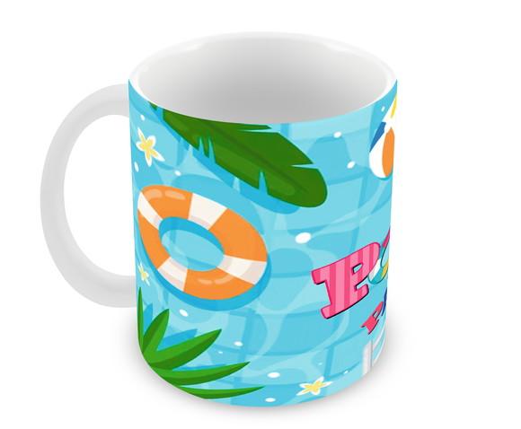 Caneca Polímero Pool Party Personalizada