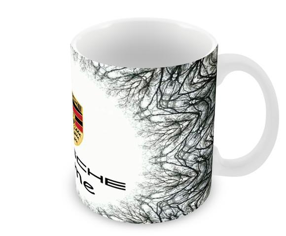 Caneca Polímero Porsche com Nome Personalizada
