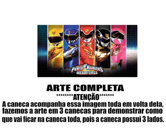Caneca Polímero Power Rangers Personalizada