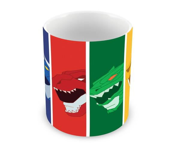 Caneca Polímero Power Rangers Personalizada
