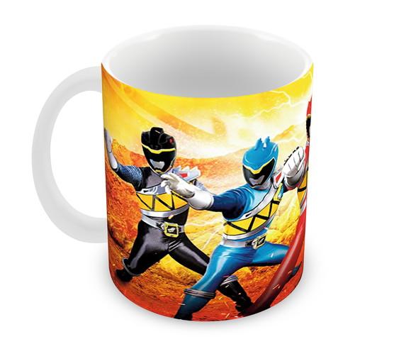 Caneca Polímero Power Rangers Personalizada