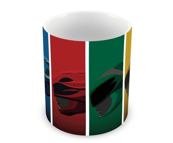 Caneca Polímero Power Rangers Personalizada