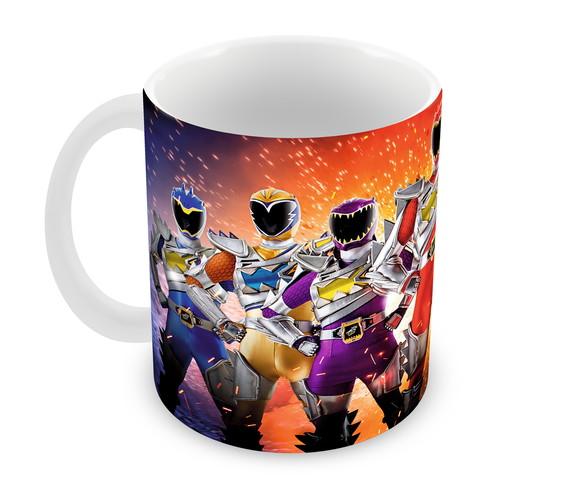 Caneca Polímero Power Rangers Personalizada